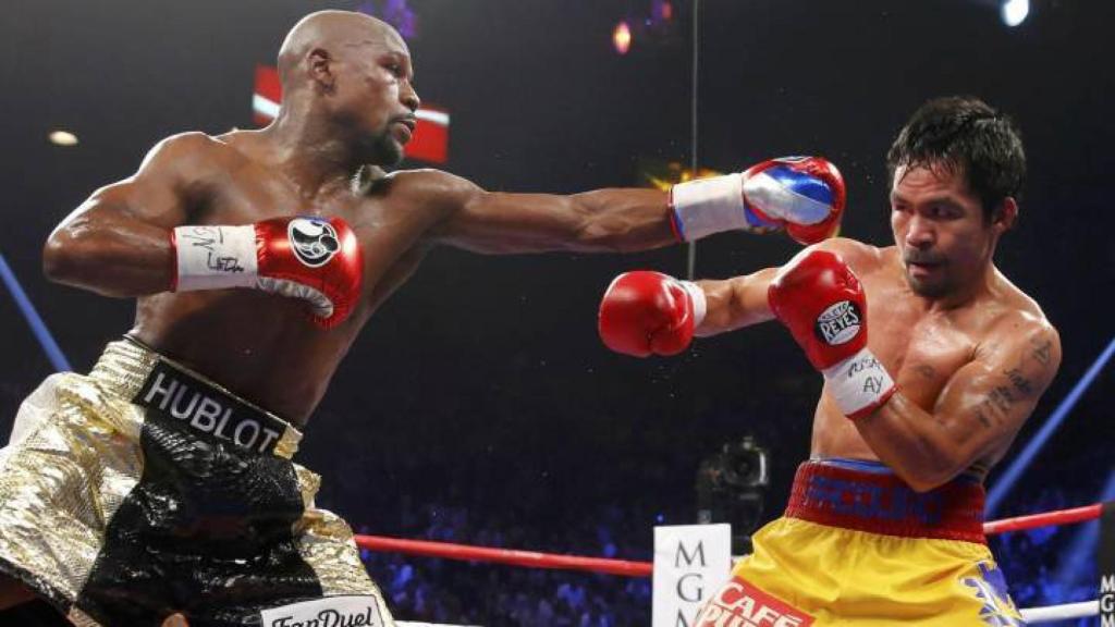 Mayweather contra Pacquiao, en el combate de 2015