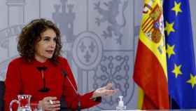 María Jesús Montero en la rueda de prensa posterior al Consejo de Ministros.