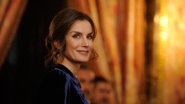 Letizia, durante un acto en el Palacio Real en 2020.