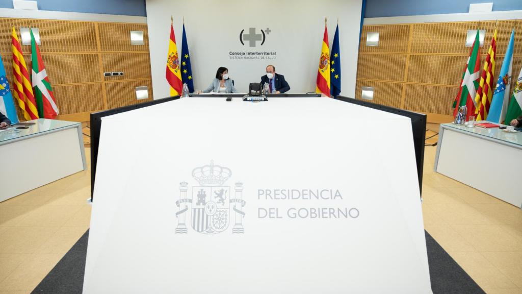 Carolina Darias y Miquel Iceta en el Consejo Interterritorial del Sistema Nacional de Salud.