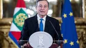 Mario Draghi al aceptar el encargo de formar Gobierno.