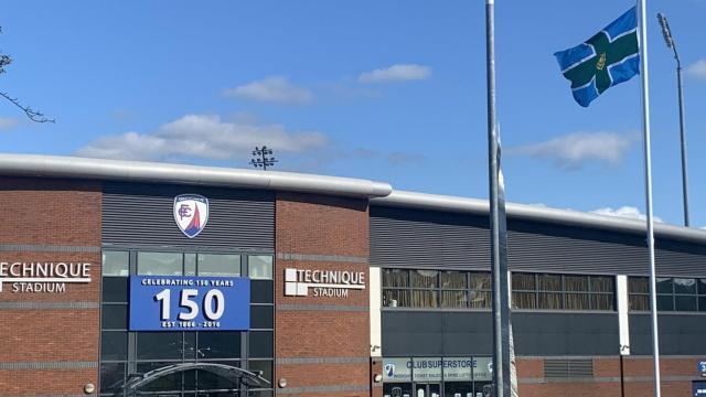 El estadio del Chesterfield FC. Foto: Twitter (ChesterfieldFC)