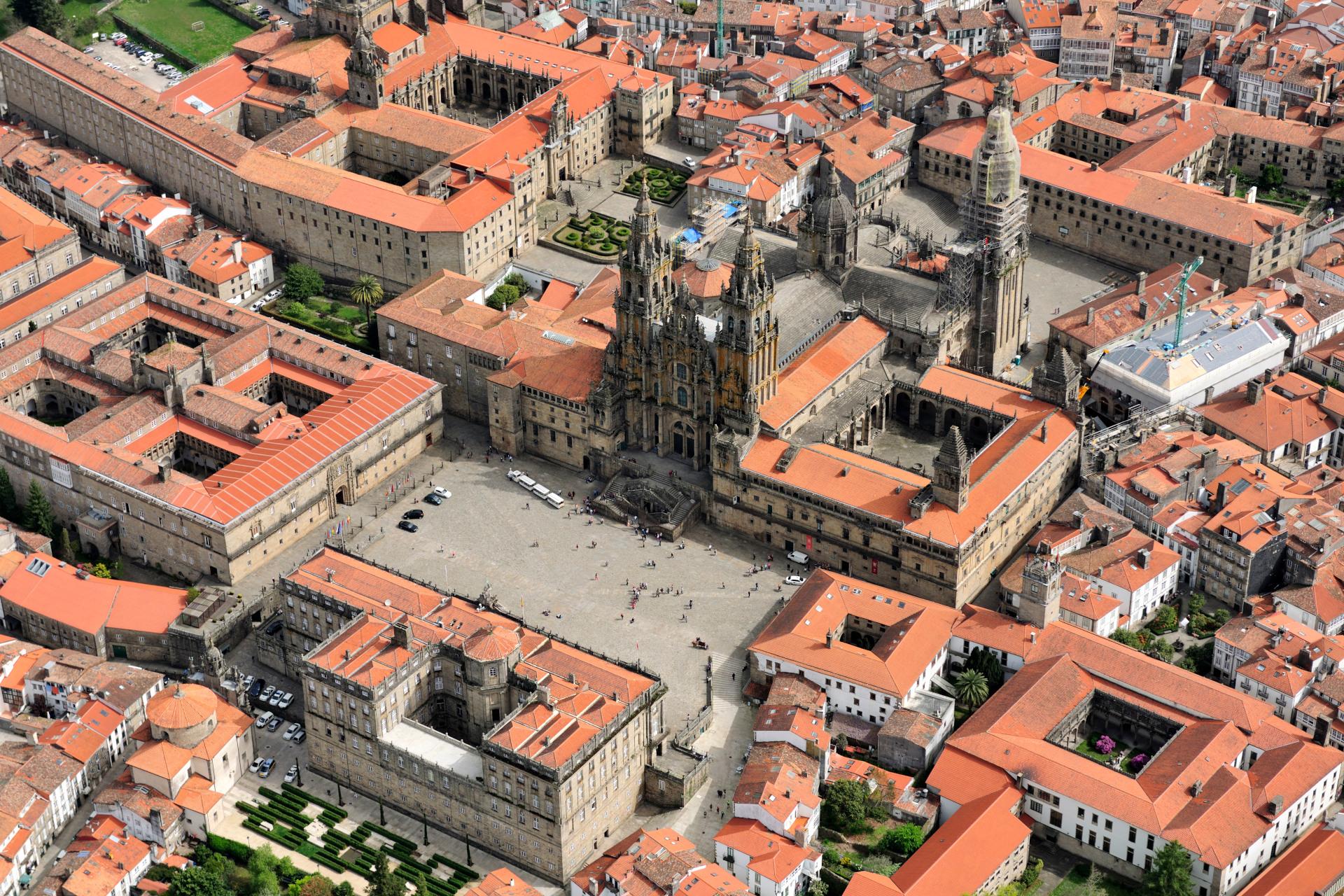 Plaza del Obradoiro de Santiago de Compostela
