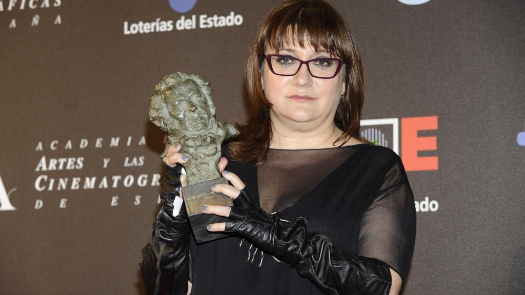 Isabel Coixet con el Goya en 2012.