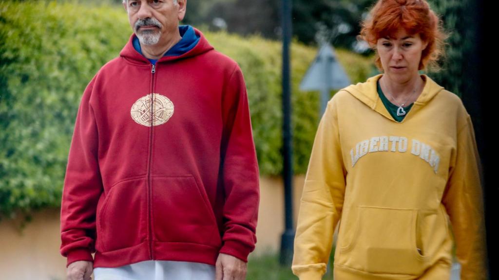 Carlos y Patricia paseando por Madrid el pasado mes de mayo.