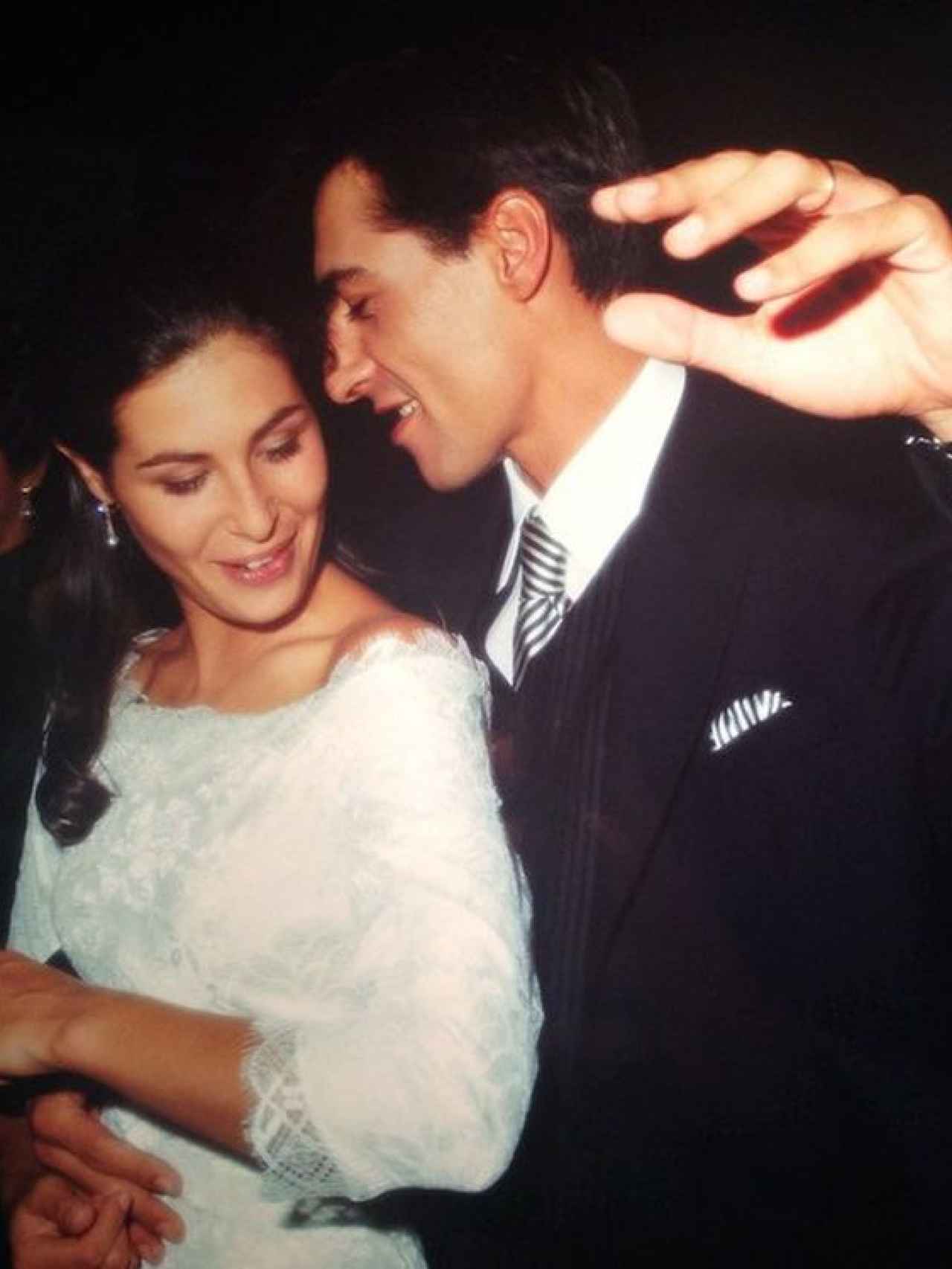 Nuria y Juan del Val, en el día de su boda.