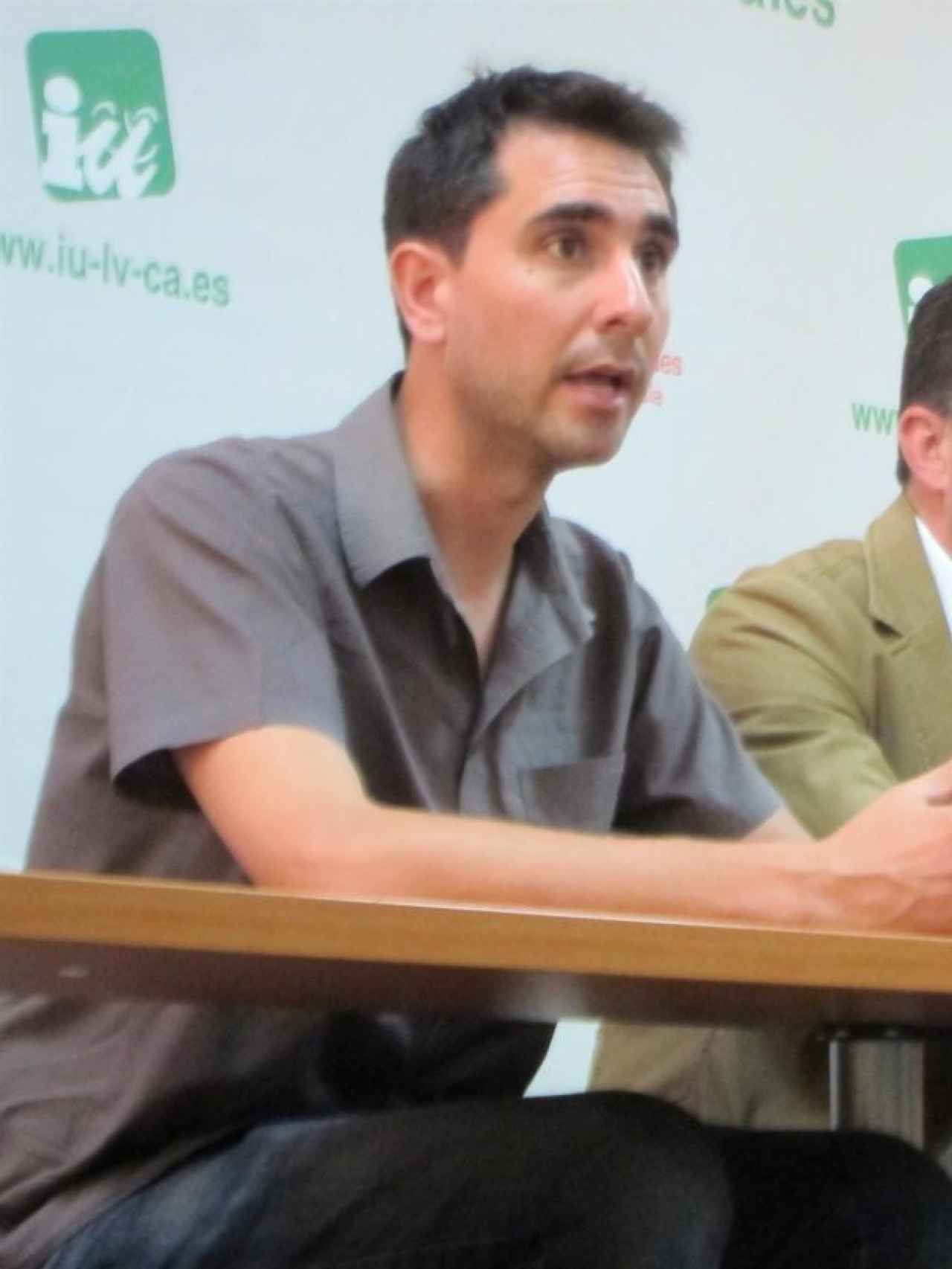 Javier Moreno, responsable del Área Ideológica del PCE.