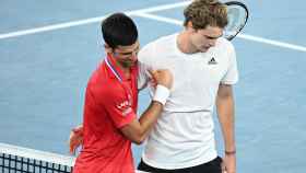 Djokovic y Zverev, en la ATP Cup
