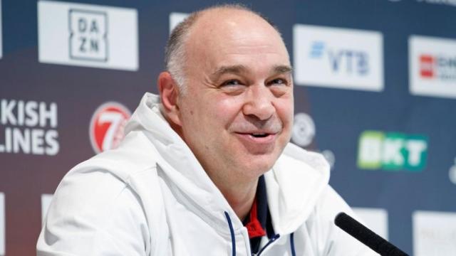 Pablo Laso, en rueda de prensa