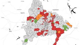 Madrid de las zonas restringidas en la Comunidad de Madrid desde el lunes 8 de febrero. Europa Press