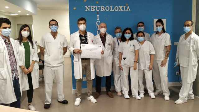 Miembros del equipo de la Unidad de Ictus del Hospital Álvaro Cunqueiro.