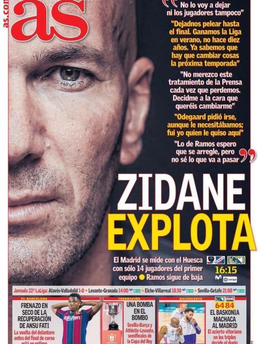 La portada del diario AS (06/02/2021)