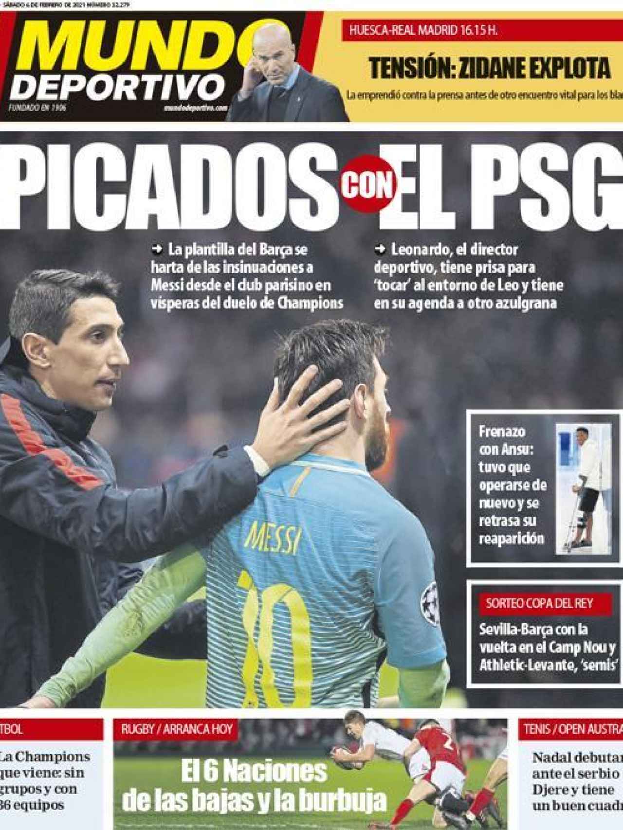 La portada del diario Mundo Deportivo (06/02/2021)