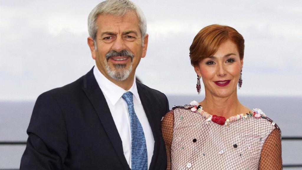 Carlos Sobera y su mujer, Patricia Santamaría.