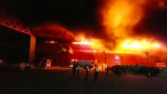 Incendio en el circuito de MotoGP de Termas de Río Hondo