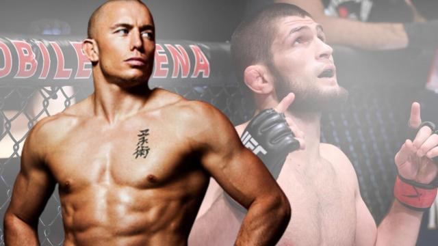 Georges St-Pierre y Khabib Nurmagomédov