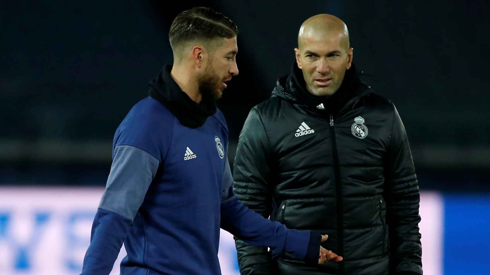 Sergio Ramos y Zidane, en 2017