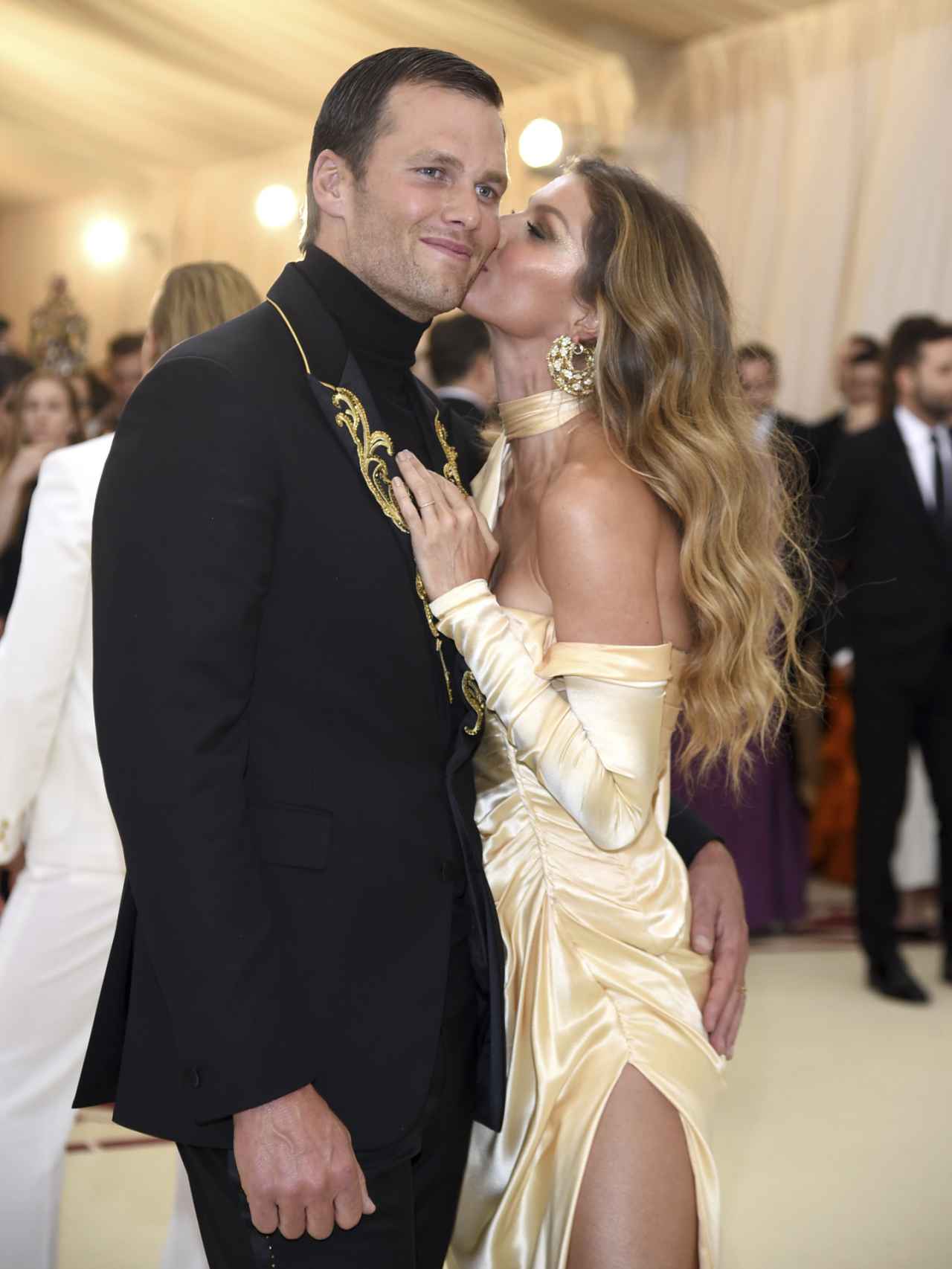 Tom Brady y Gisele Bündchen, durante la Met Gala de 2018.