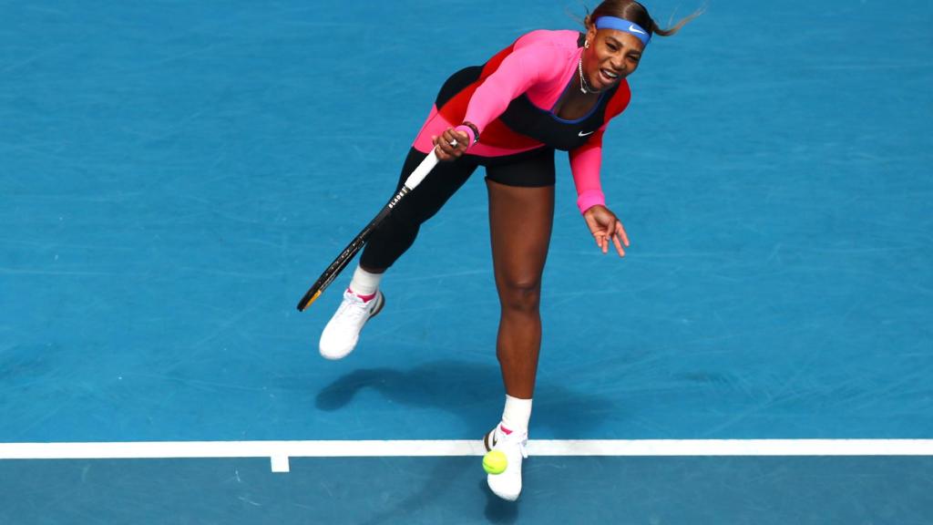 Serena Williams, en un partido del Open de Australia 2021