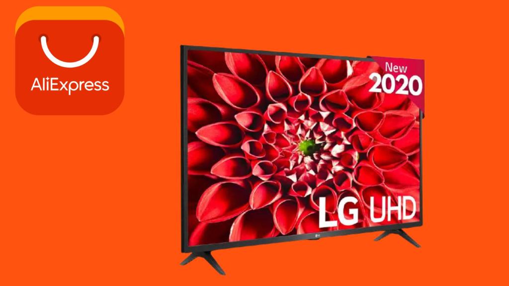 AliExpress ofrece un televisor LG de 43 pulgadas por menos de 1,5 euros.