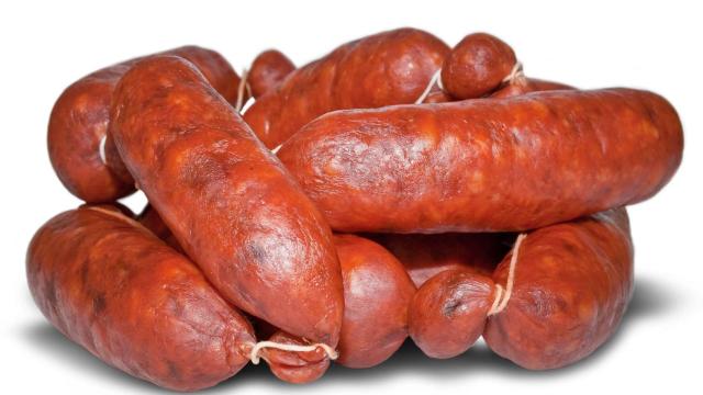 Chorizos ahumados (Fuente: Productos Cárnicos Domínguez)