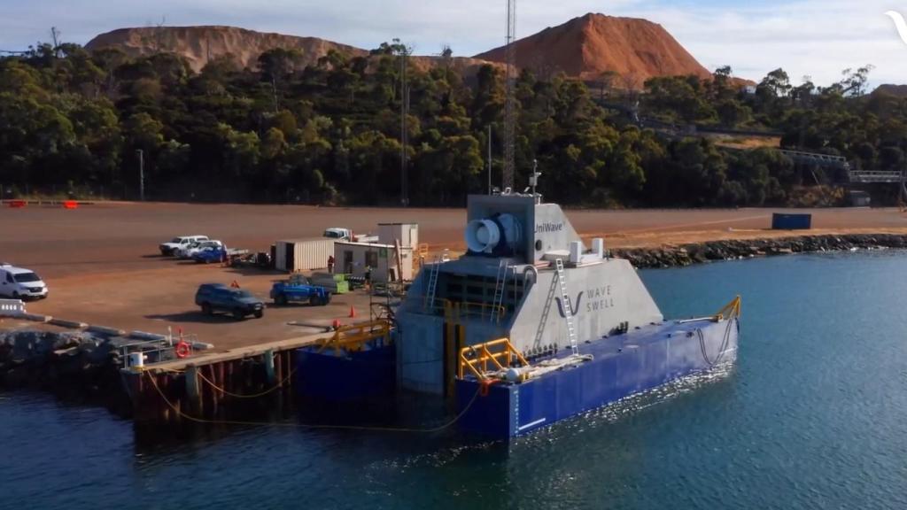 Planta generadora de electricidad por olas