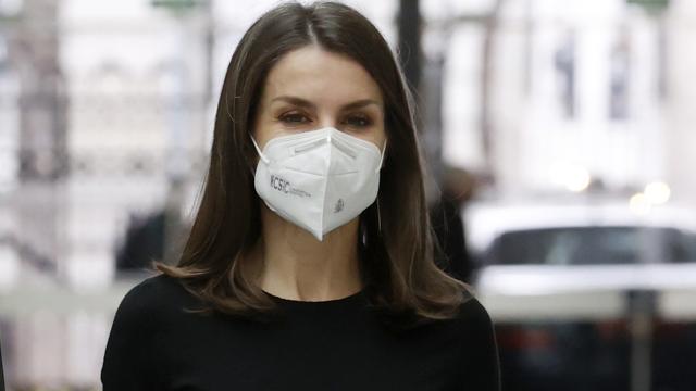 La reina Letizia a su llegada a la entrega de los premios este martes.