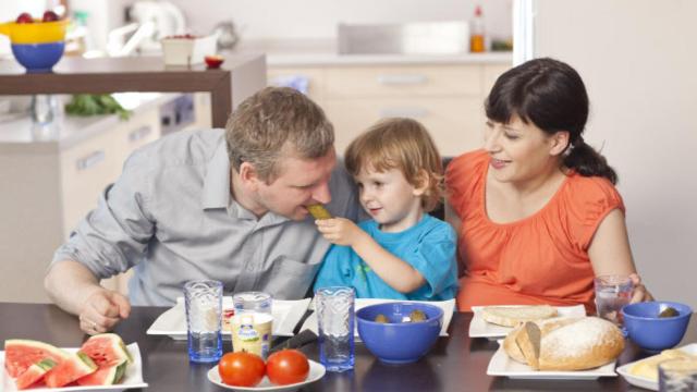 Una comida en familia.