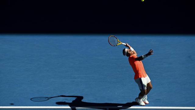 Rafa Nadal, en el Open de Australia