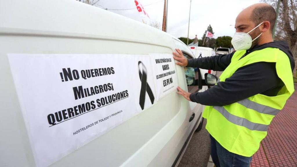 Imagen de la protesta de la semana pasada en Toledo. Foto: Óscar Huertas