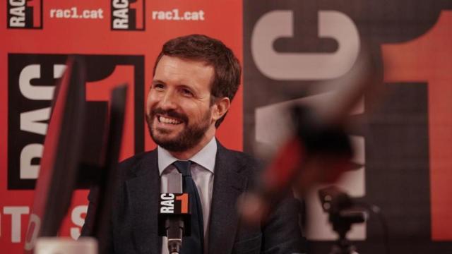 El presidente del Partido Popular, Pablo Casado, en RAC1. Tarek