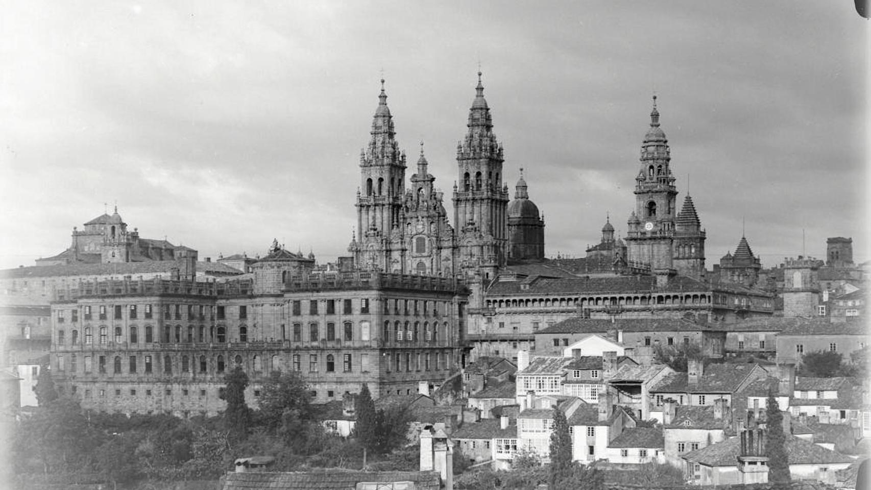 Así era Santiago de Compostela a comienzos del siglo XX