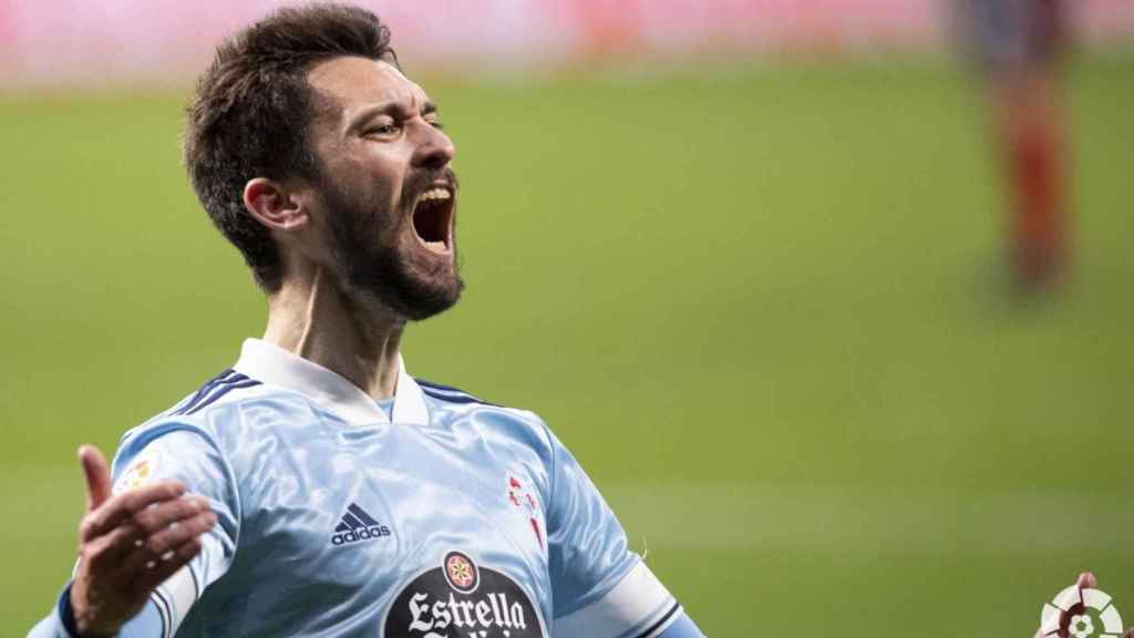 Facundo Ferreyra debutó con el Celta con un gol crucial en su primera acción de peligro