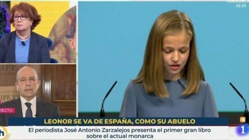 Pantallazo de 'La Hora de TVE' este miércoles.