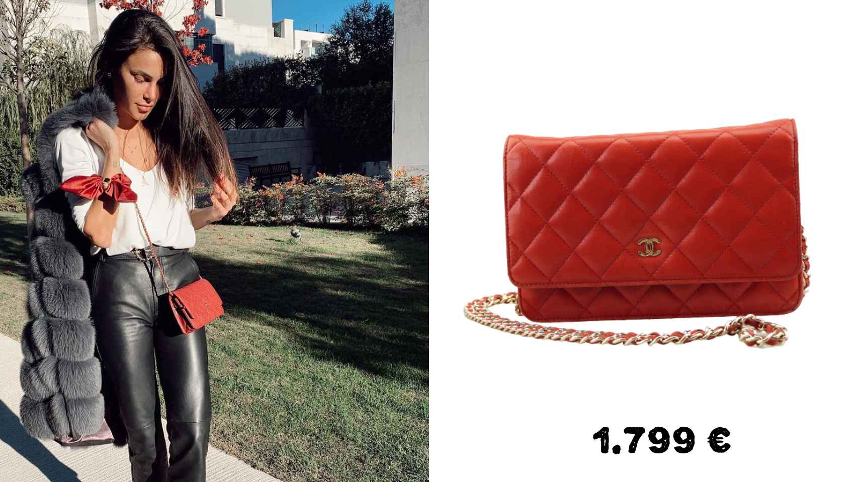 La doctora Barber con un bolso de Chanel que costaba 1.799 euros pero ahora puede encontrarse por la mitad.