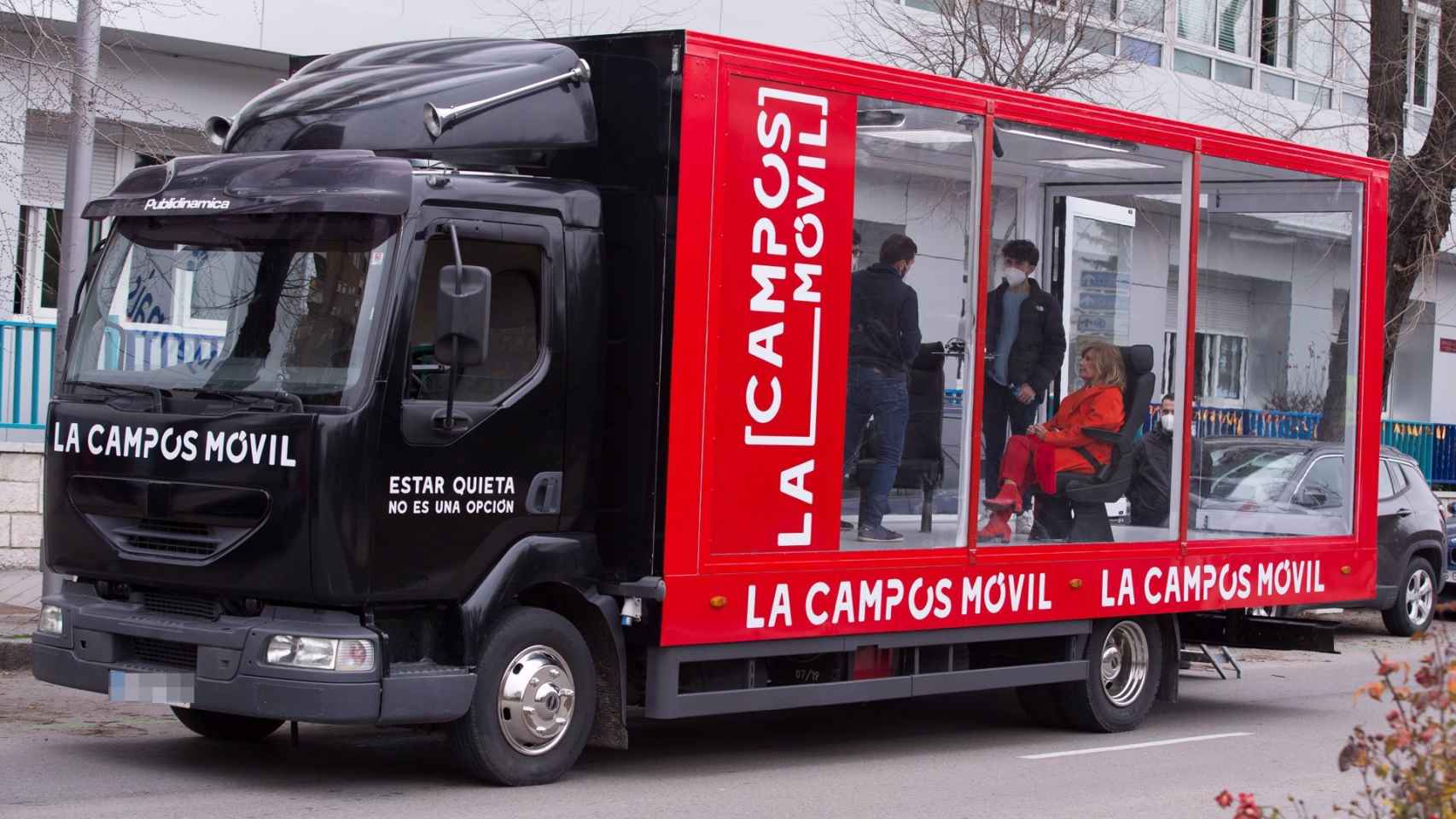 María Teresa Campos presentará 'La Campos móvil' a bordo de un camión.