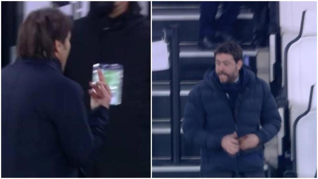 El pique entre Agnelli y Conte