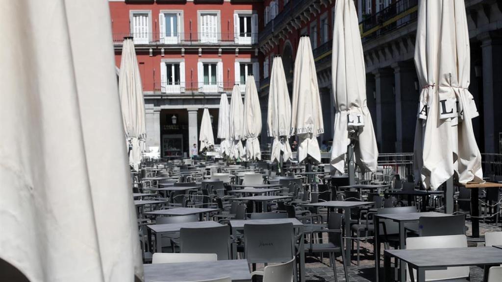 El centro de Madrid, vacío por la pandemia./