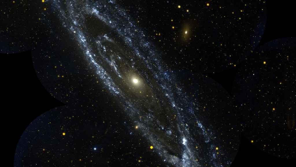 Galaxia de Andrómeda. Foto: NASA/JPL/California Institute of Technology.
