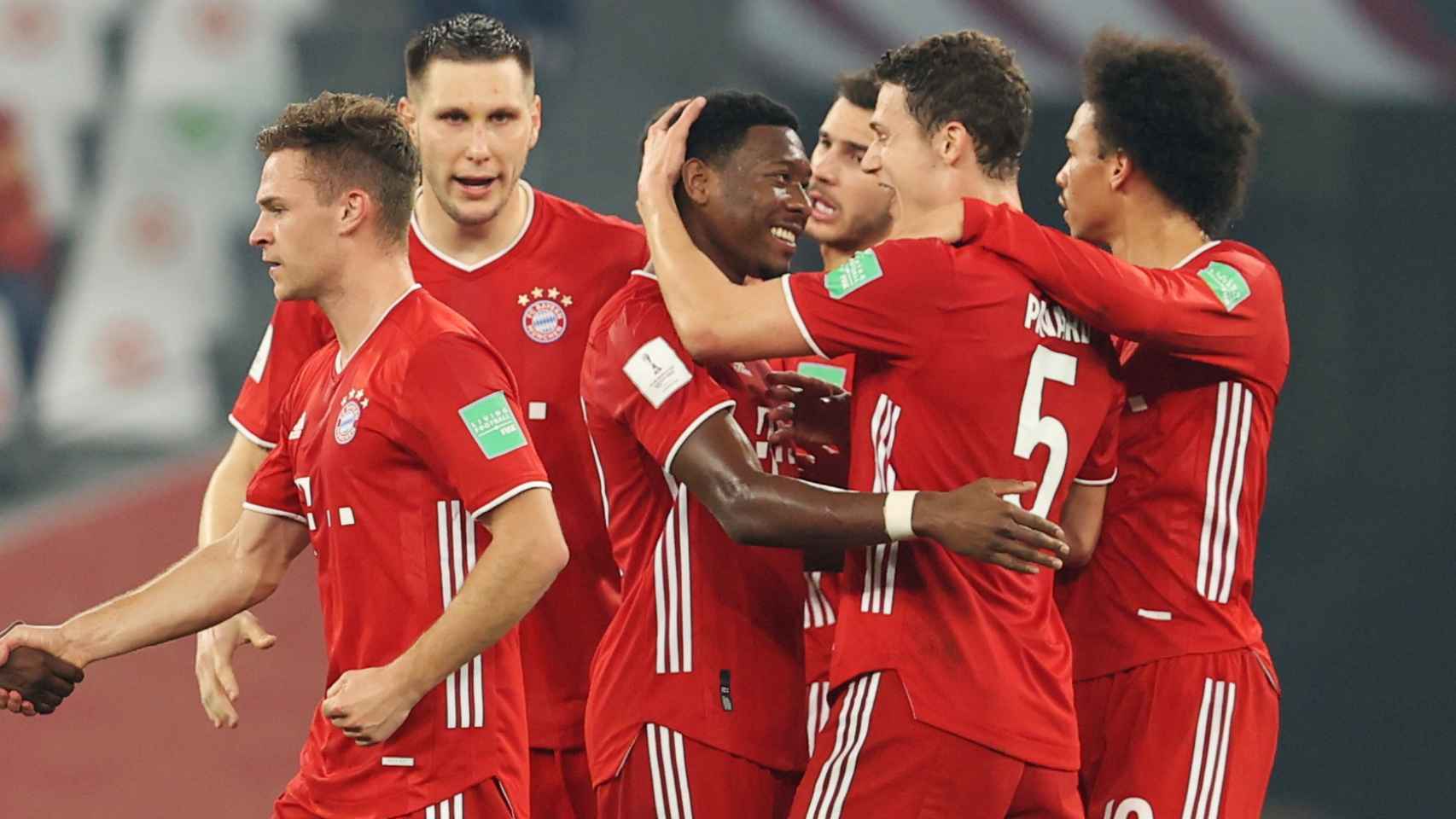 El Bayern celebra un gol en la final del Mundial de Clubes