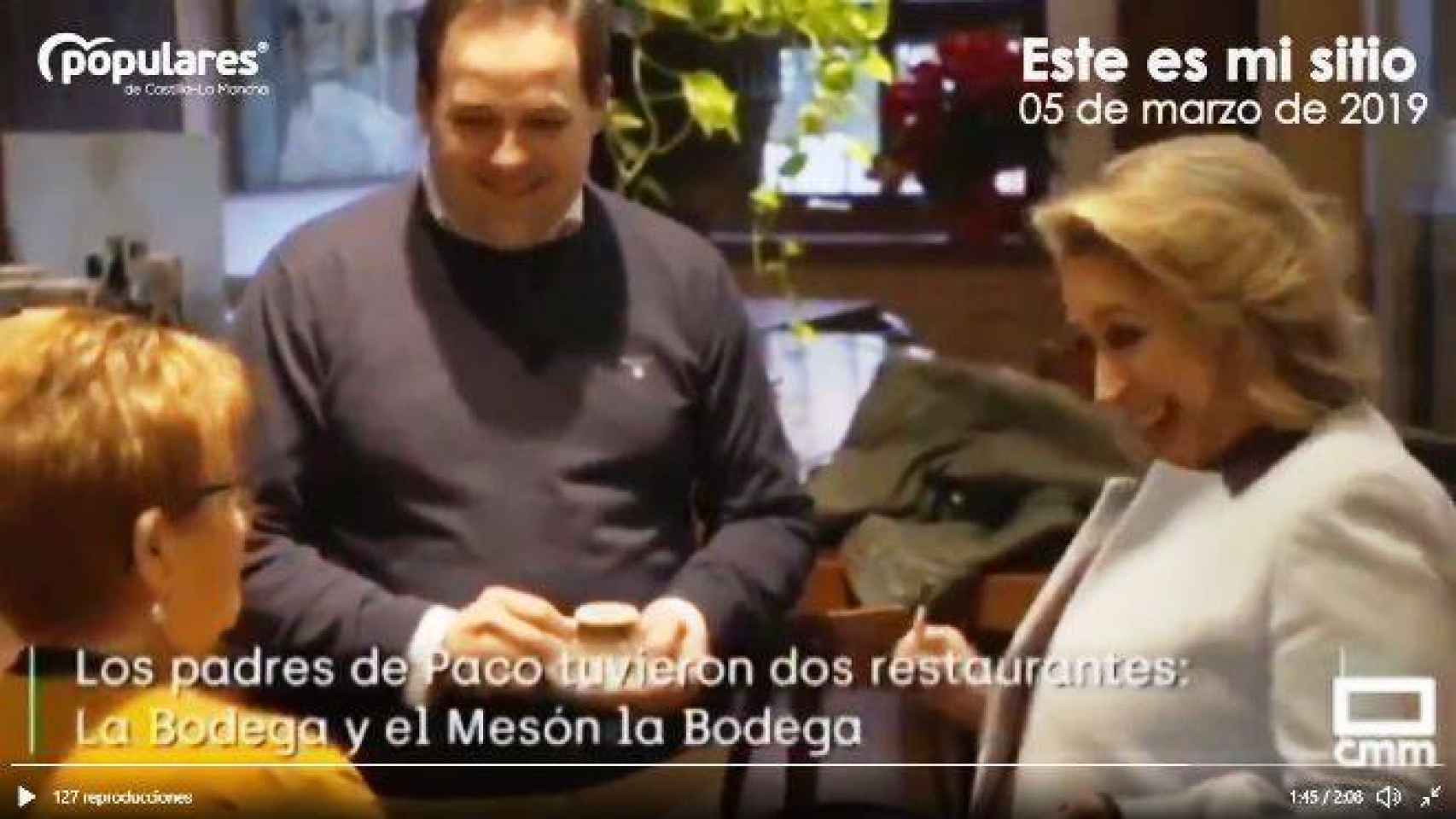 Captura del programa Este es mi sitio de Castilla-La Mancha Televisión que dirige y presenta Esther Esteban