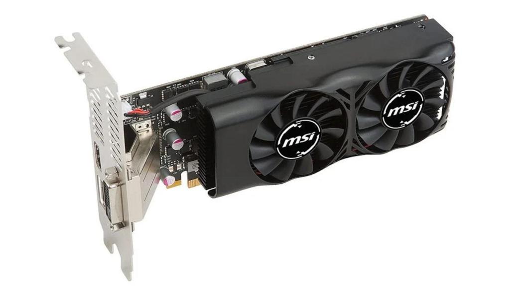 Una ventaja de la GTX 1050 Ti es que puede ser pequeña como este modelo de MSI