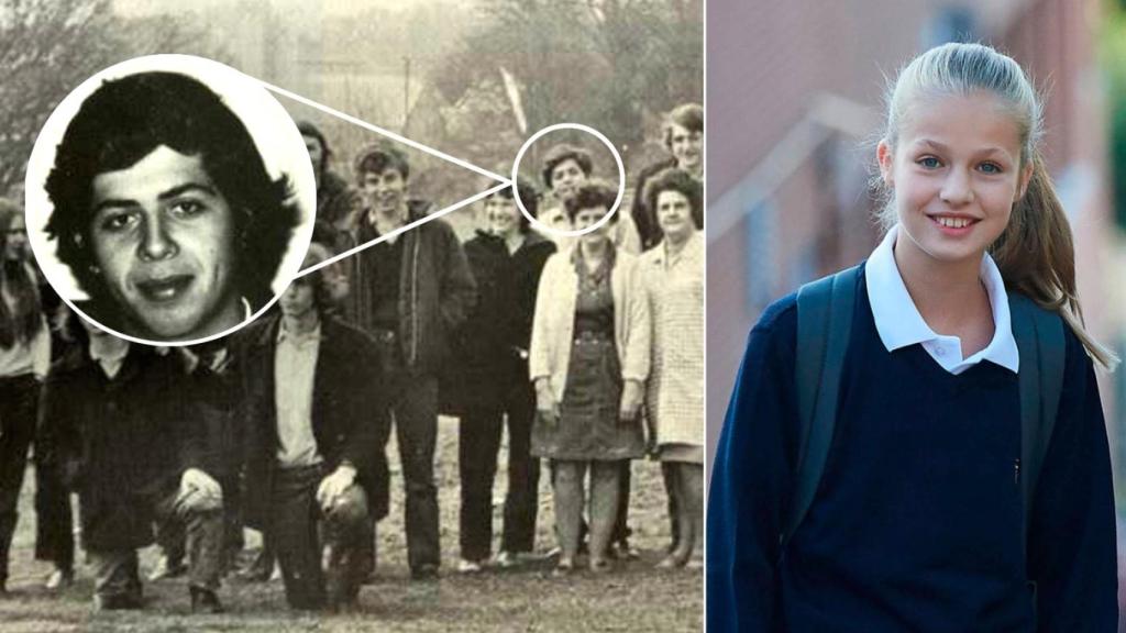 A la izquierda, Juan Laorden en una foto de su paso por el Atlantic College. A la derecha, la princesa Leonor.