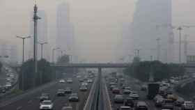 Pekín cubierto de contaminación en una imagen de archivo.