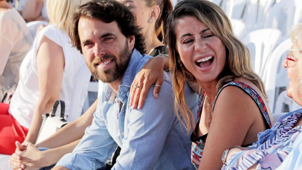 Javier Ungría y Elena Tablada, durante un evento de moda en Málaga.