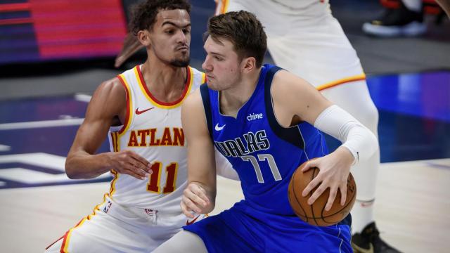 Luka Doncic, contra Atlanta Hawks