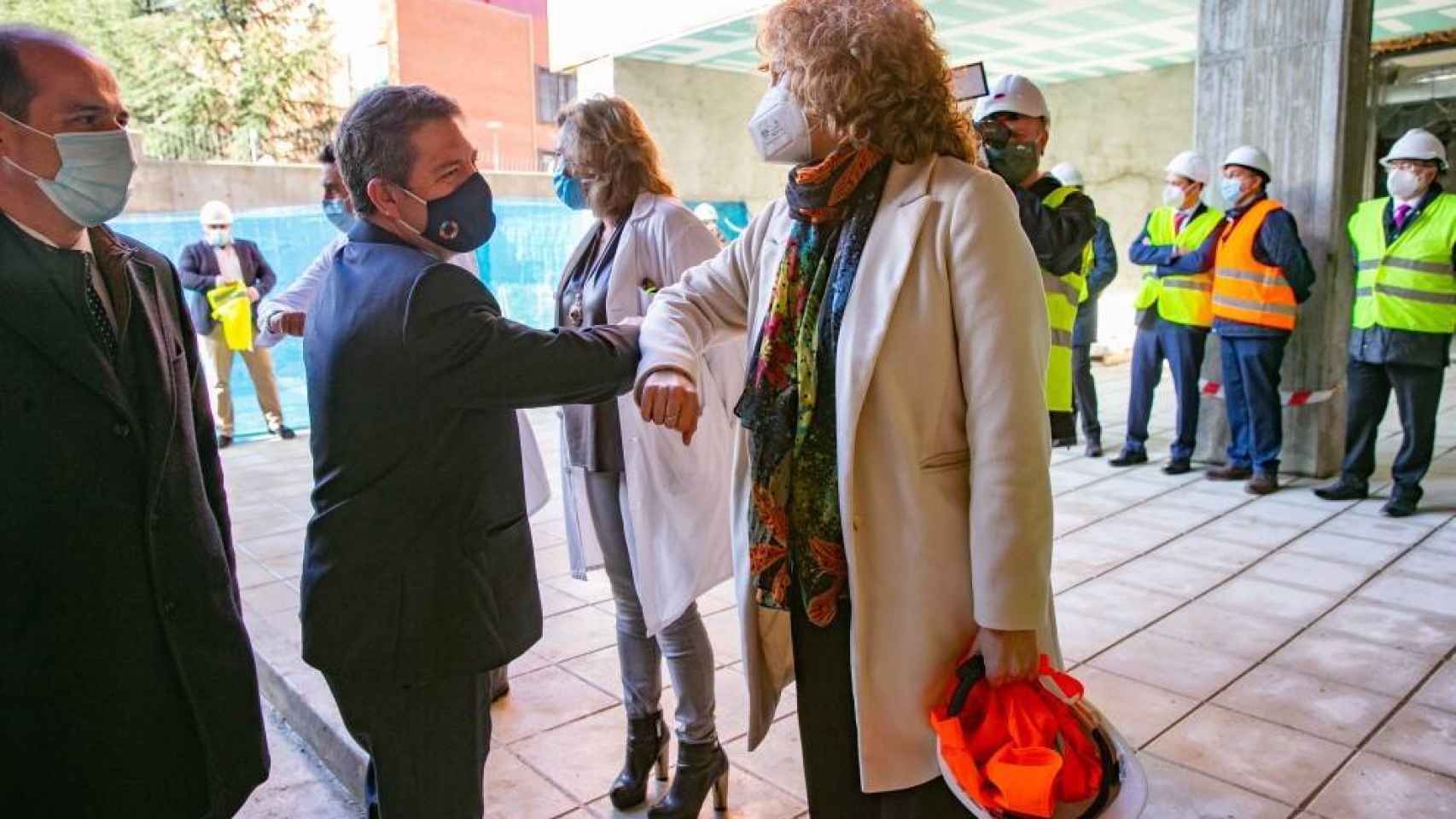 García-Page ha visitado este viernes las obras del Hospital de Guadalajara