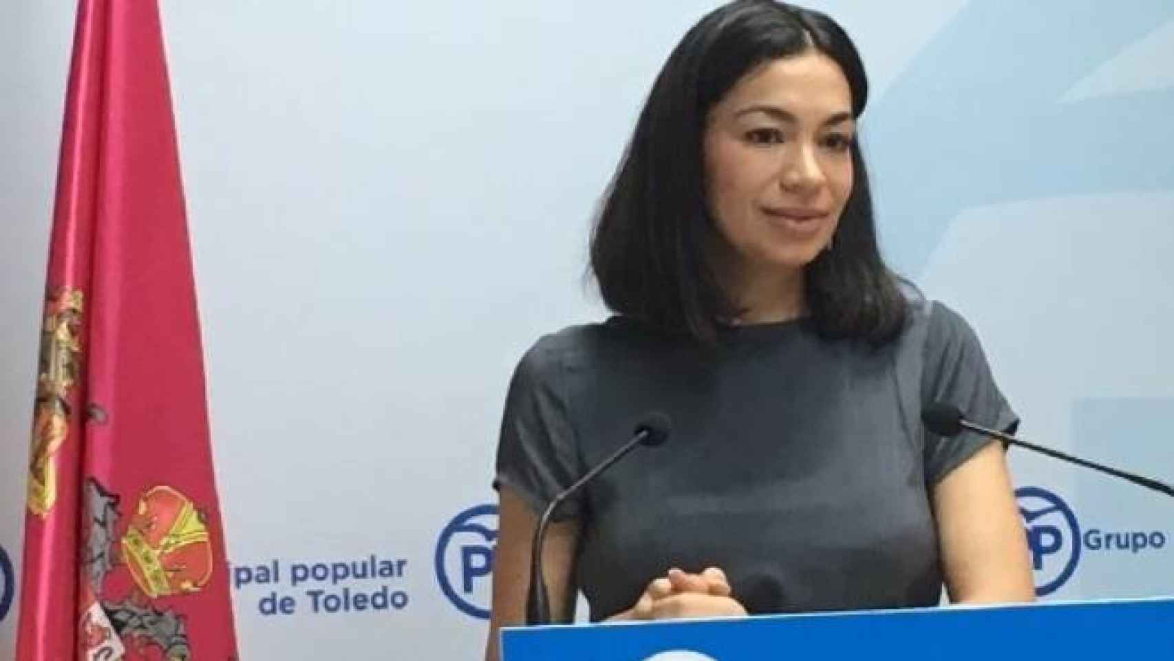 Claudia Alonso, portavoz del Grupo Popular del Ayuntamiento de Toledo