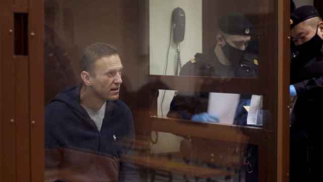 Alexéi Navalny, durante su juicio.
