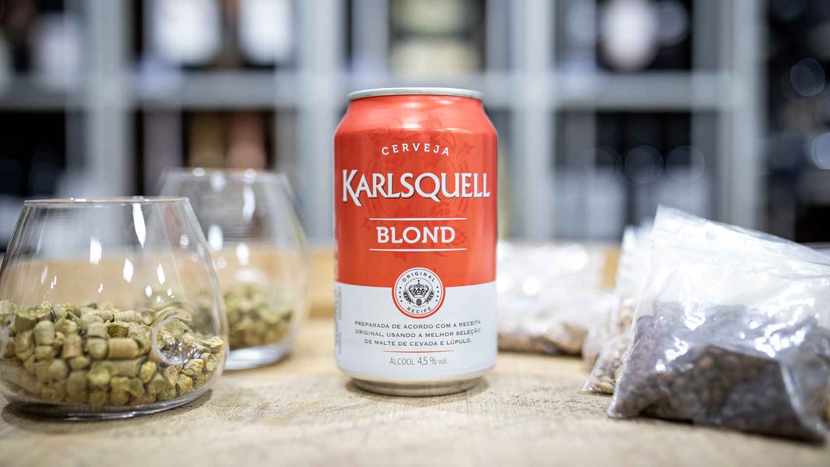 La cerveza Karlsquell, la marca blanca de Aldi.